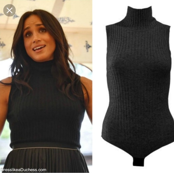 TUXE Renegade Cashmere Bodysuit Size S NWT - Picture 4 of 4